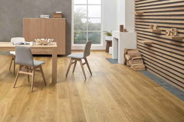 BARISTA OAK CREMA BRUSHED MATT LACQUERED ENGINEERED FLOORING