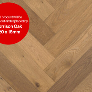 HERRINGBONE DINGLE OAK SMOKED, BRUSHED & MATT LACQUERED ENGINEERED FLOORING