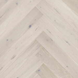 HERRINGBONE OAK MOCHA BRUSHED MATT LACQUERED ENGINEERED FLOORING