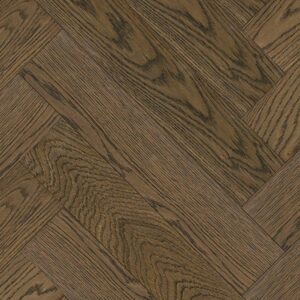 RENAISSANCE HERRINGBONE OAK VICO SM. DISTRESSED BLACK UV OIL/WAX ENGINEERED FLOORING