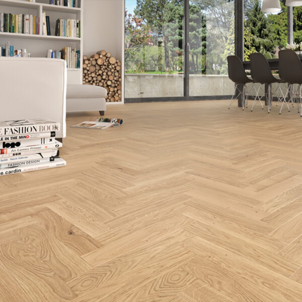 WHITERIVER HERRINGBONE LANGLEY OAK MATT LACQUERED ENGINEERED FLOORING