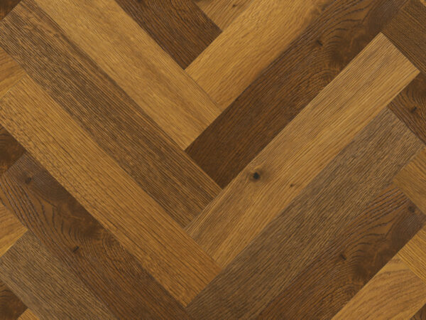 WHITERIVER HERRINGBONE MORRISON OAK MATT LACQUERED ENGINEERED FLOORING