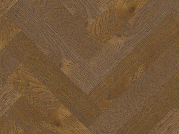 WHITERIVER HERRINGBONE STAMFORD OAK STAINED, BRUSHED, MATT LACQUERED ENGINEERED FLOORING